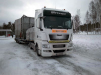 oversize transport to northern Norway